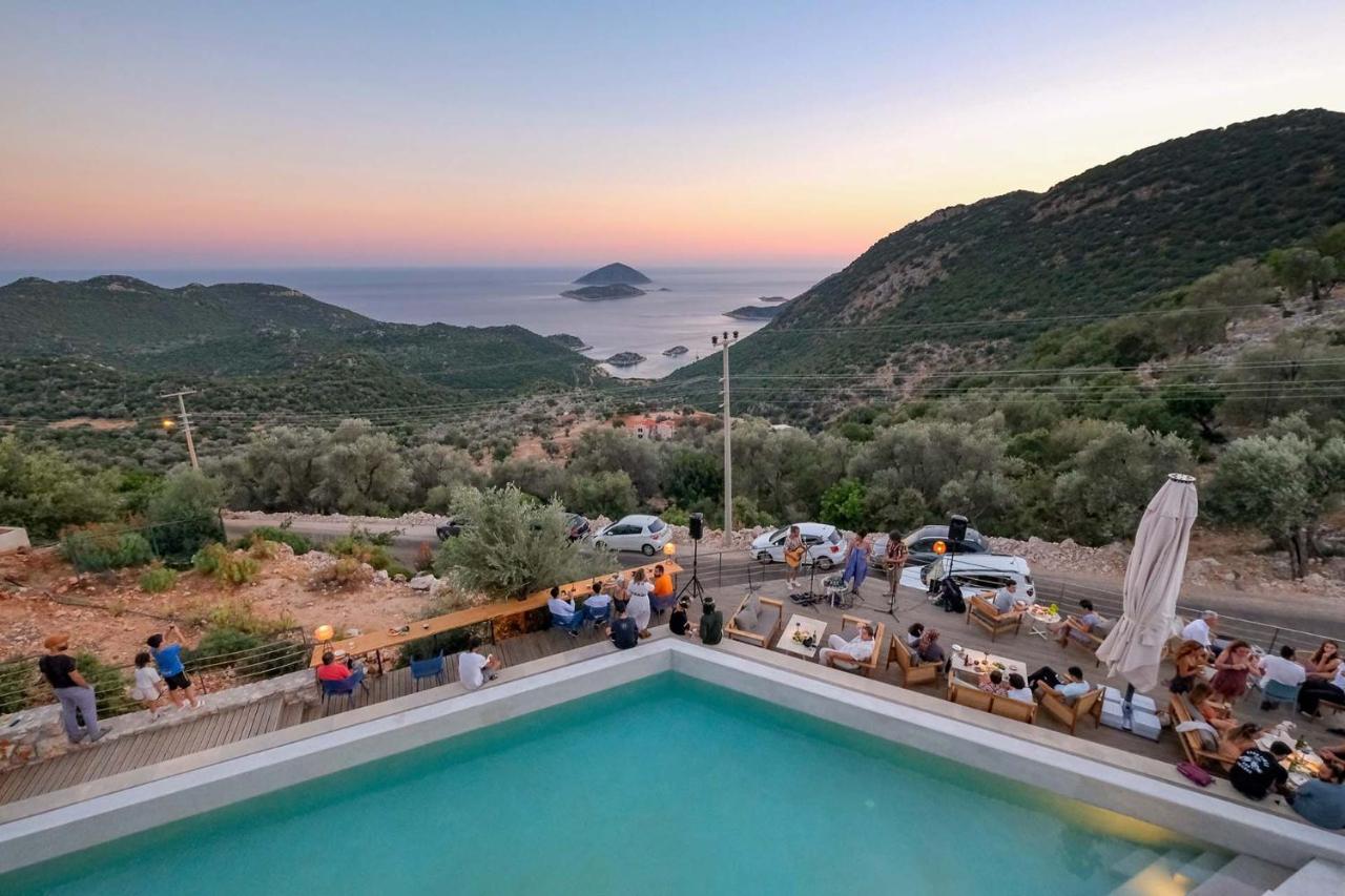 14 Premium Villas With Openair Restaurant&Tennis Court In Nature - Notos Club Kas Exterior photo