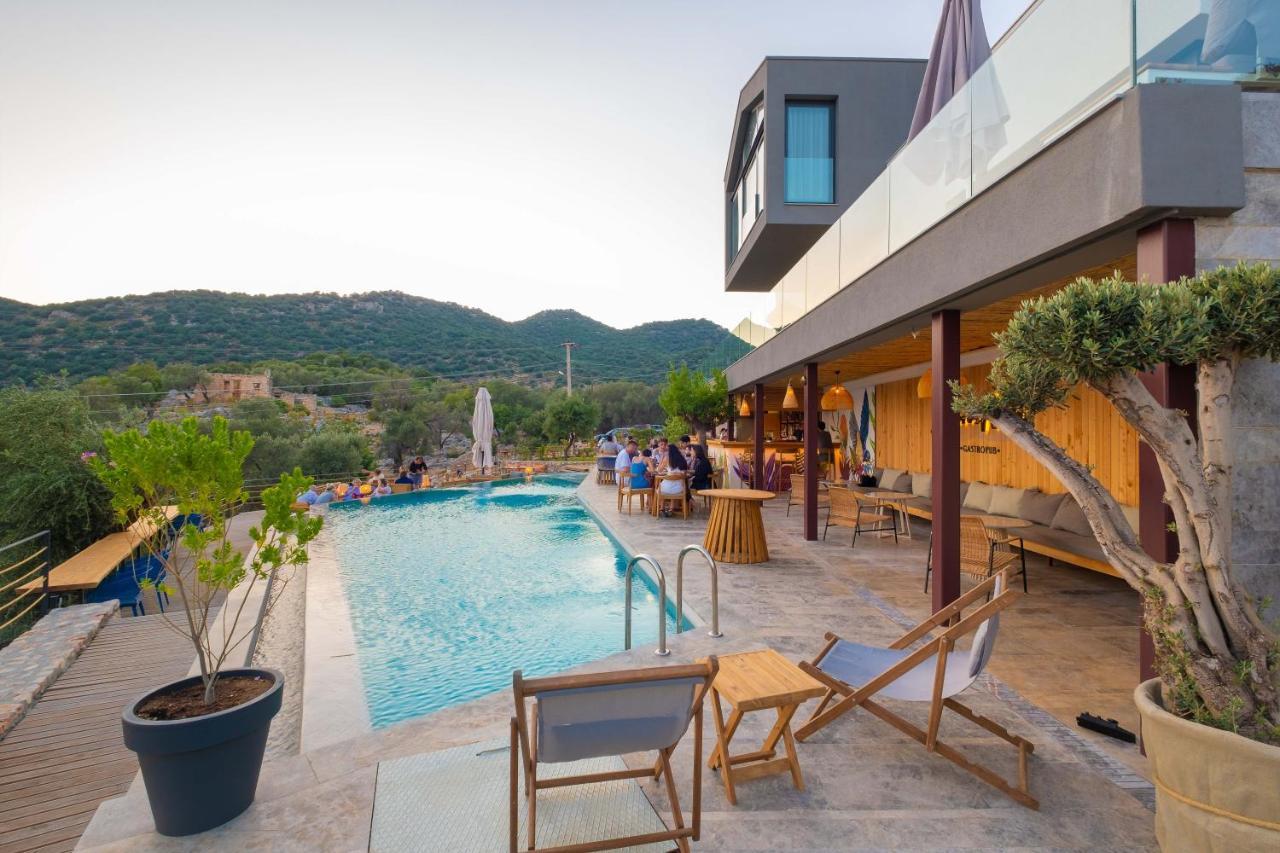 14 Premium Villas With Openair Restaurant&Tennis Court In Nature - Notos Club Kas Exterior photo