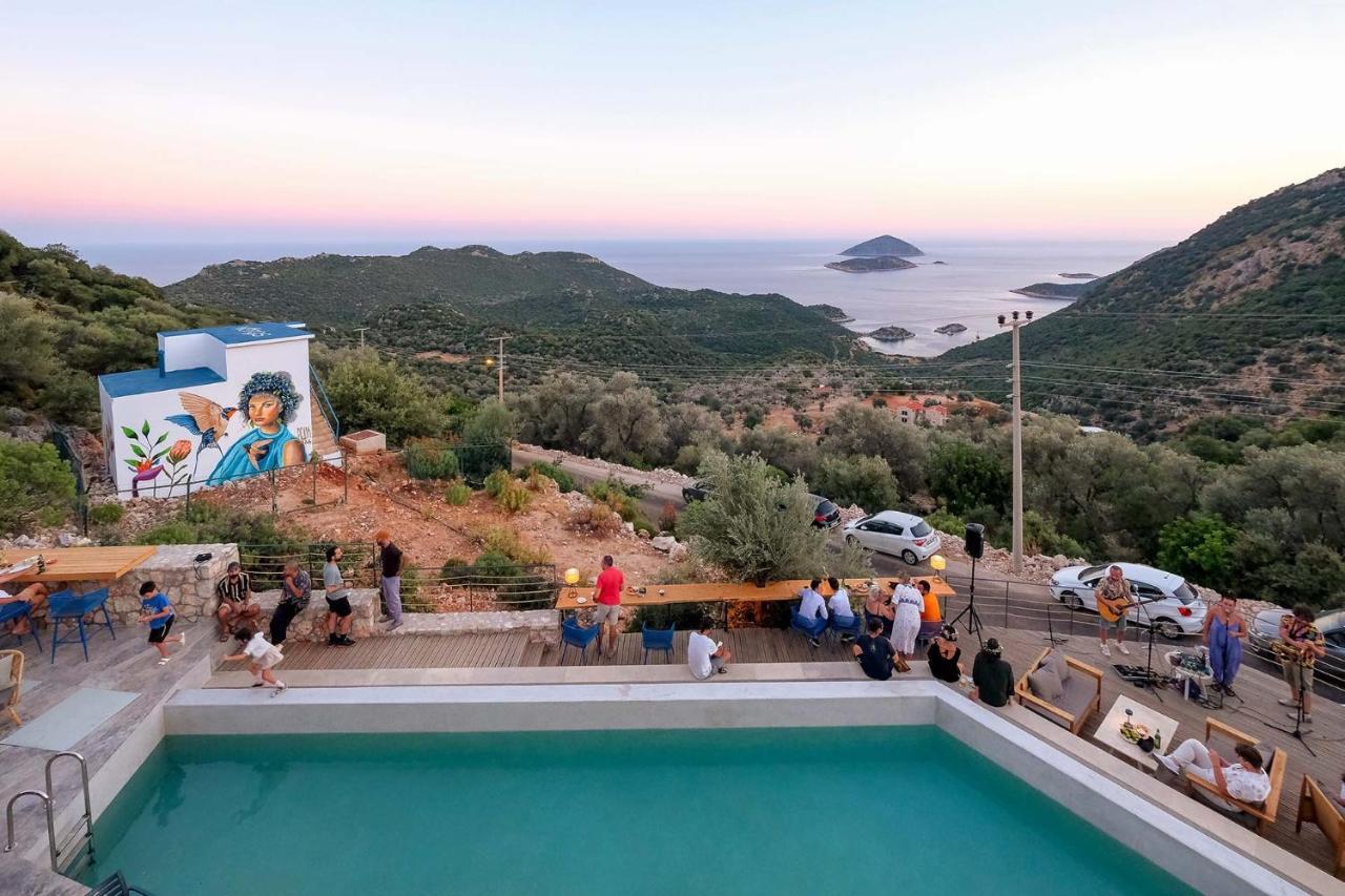 14 Premium Villas With Openair Restaurant&Tennis Court In Nature - Notos Club Kas Exterior photo