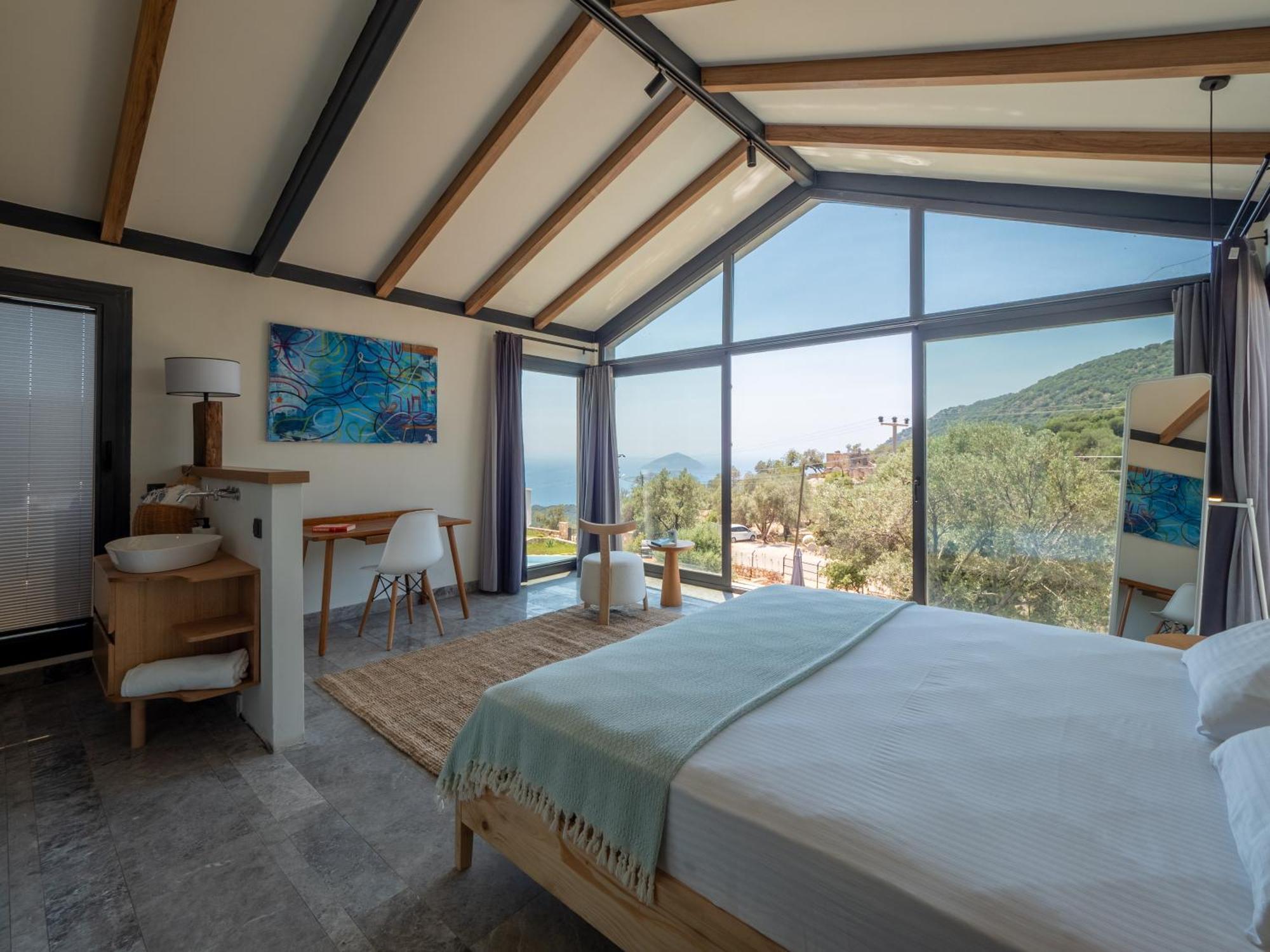 14 Premium Villas With Openair Restaurant&Tennis Court In Nature - Notos Club Kas Exterior photo